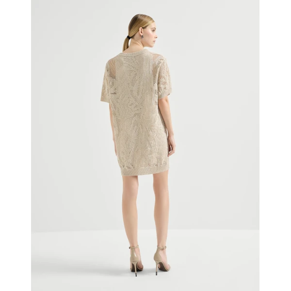 Brunello Cucinelli Dazzling water lilies mini dress, view 3