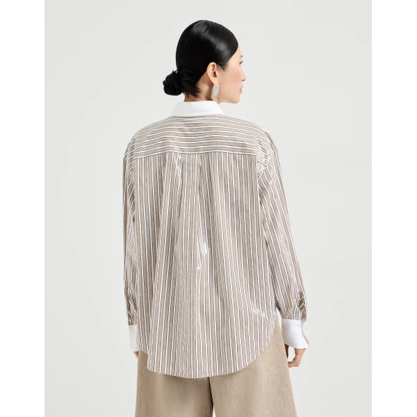 Brunello Cucinelli Dazzling stripes shirt, view 3