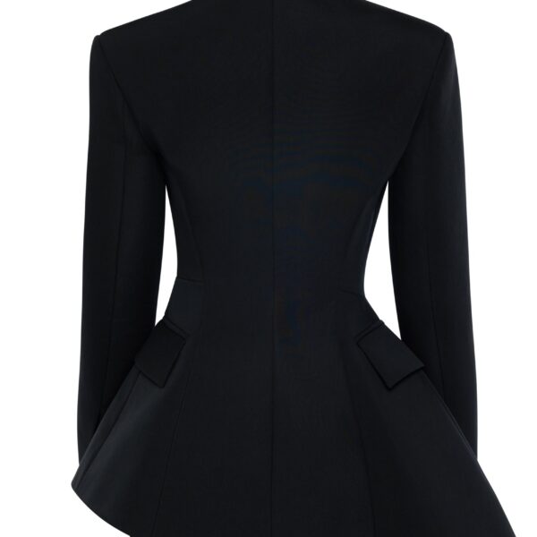Awake Mode Asymmetric Volume-Contrast Jacket Black, view 5