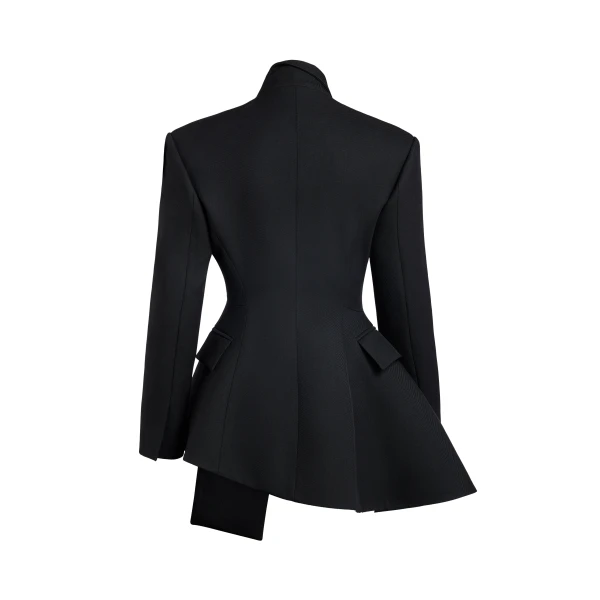 Awake Mode Asymmetric Volume-Contrast Jacket Dark Navy, view 6
