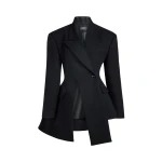 Awake Mode Asymmetric Volume-Contrast Jacket Dark Navy