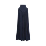 Awake Mode Basque Pleated Trousers Navy