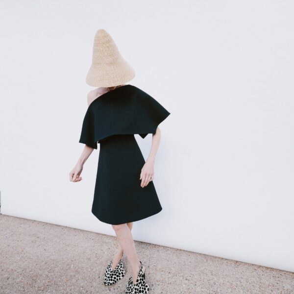 Awake Mode Big Collar Dress Black, view 2