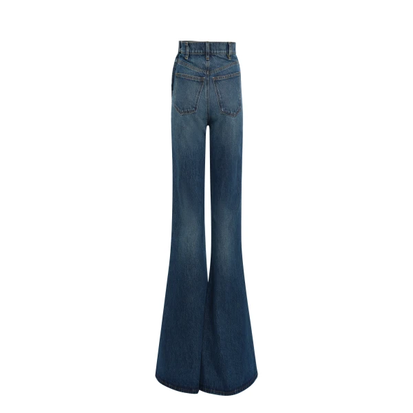 Awake Mode Flared Mirror Jeans Classic Blue Wash, view 3