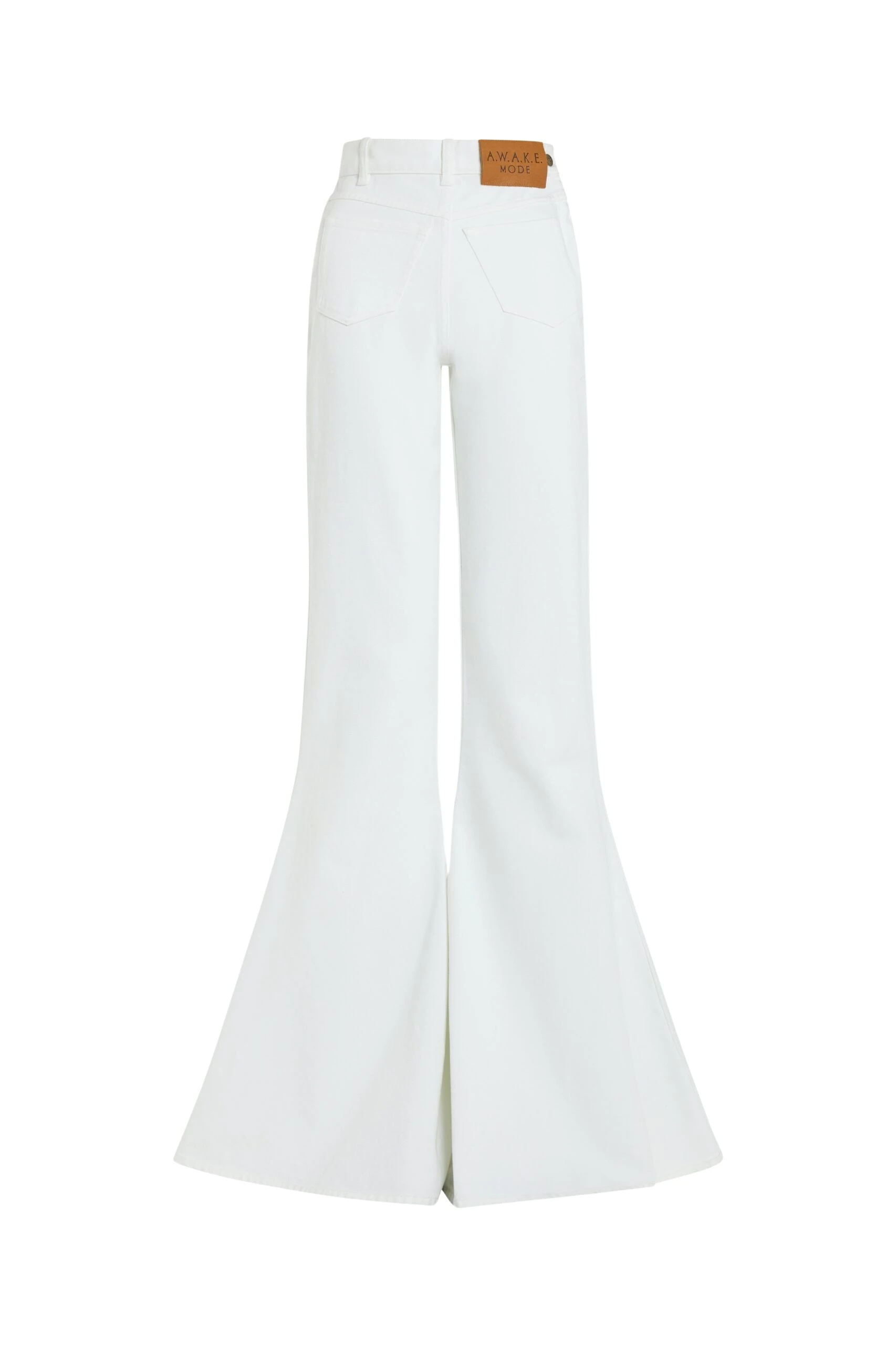 Awake Mode Flared Mirror Jeans White