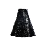 Awake Mode Knee-Length A-Line Skirt Black