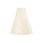 Awake Mode Knee-Length A-Line Skirt Ecru