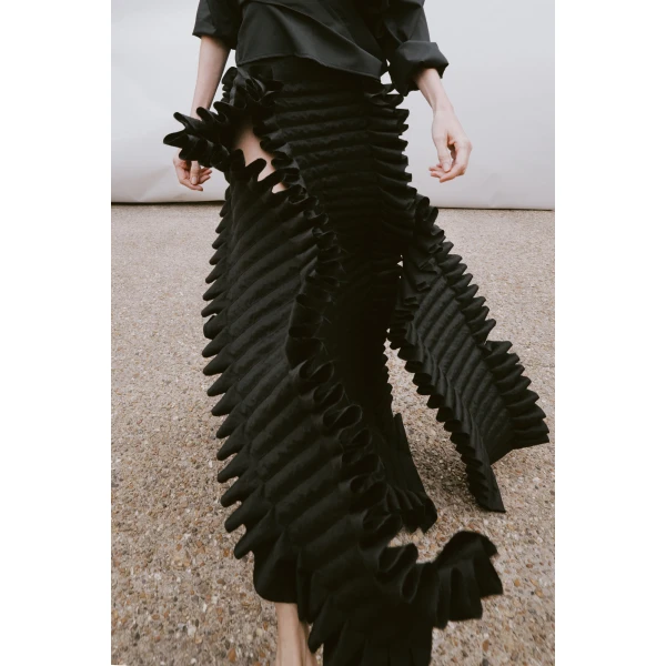 Awake Mode Laminary Skirt Black, view 5