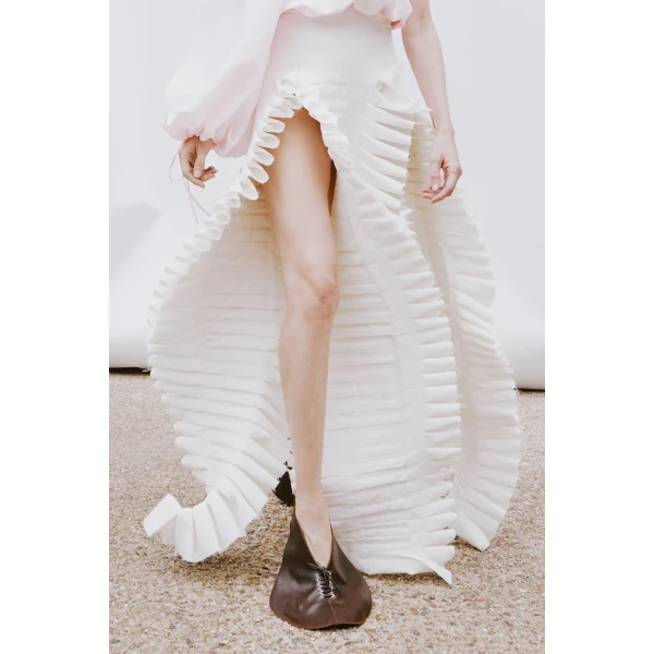 Awake Mode Laminary Skirt Off White, view 4