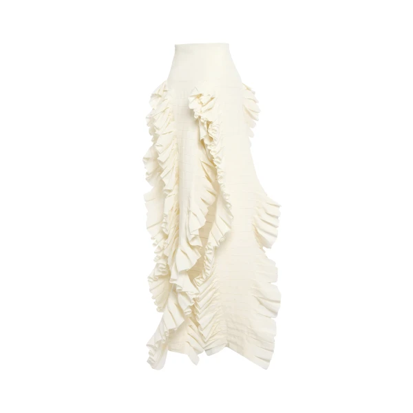Awake Mode Laminary Skirt Off White, view 6