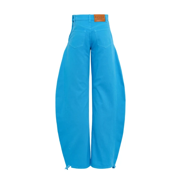 Awake Mode Mirror Jeans With Side Inserts Bright Blue, view 4