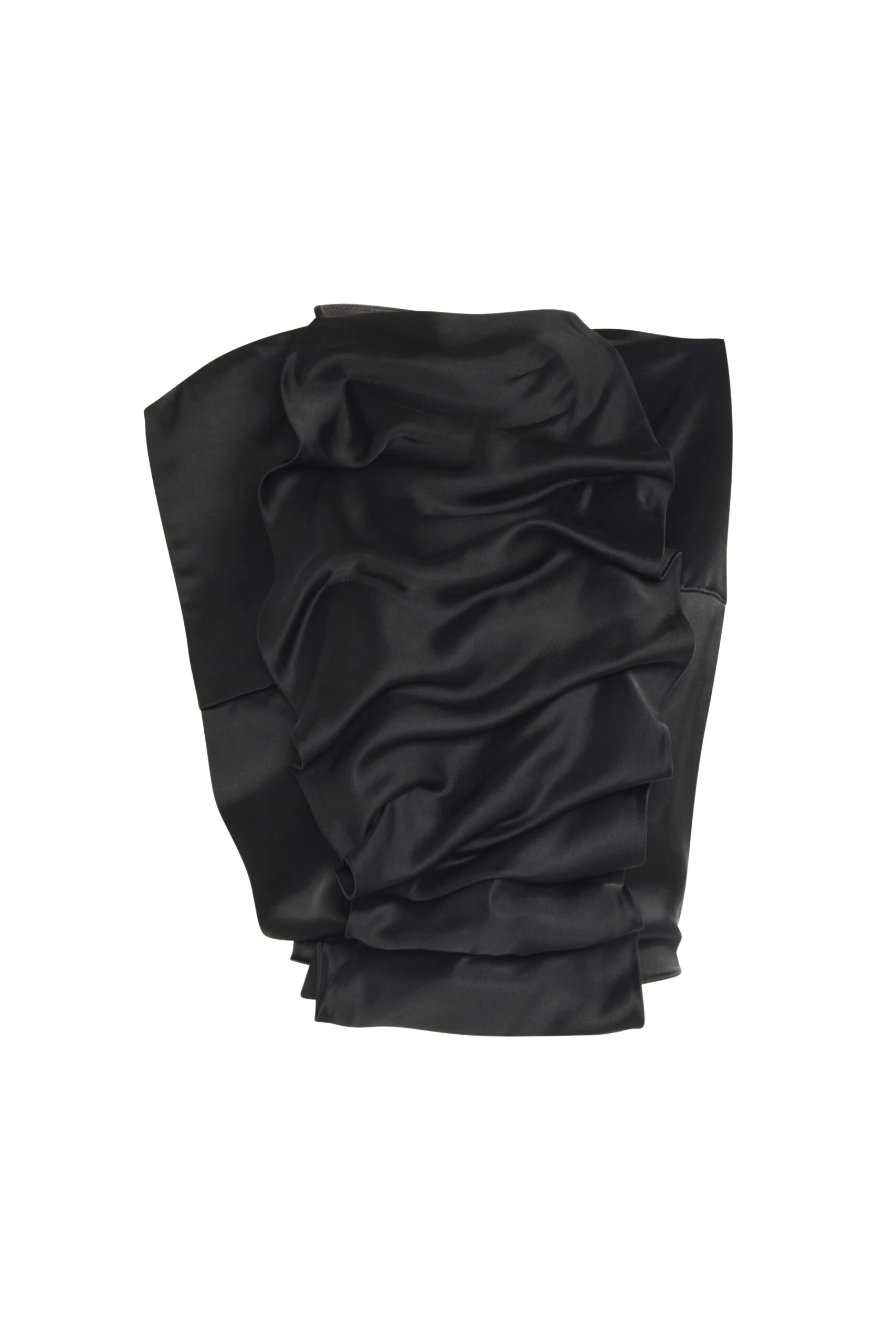 Awake Mode Open Back Bib-Front Top Black