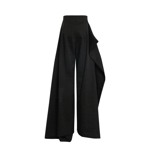 Awake Mode Slit Knee Trousers Dark Navy, view 6
