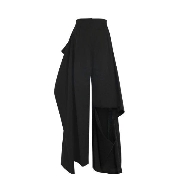 Awake Mode Slit Knee Trousers Dark Navy