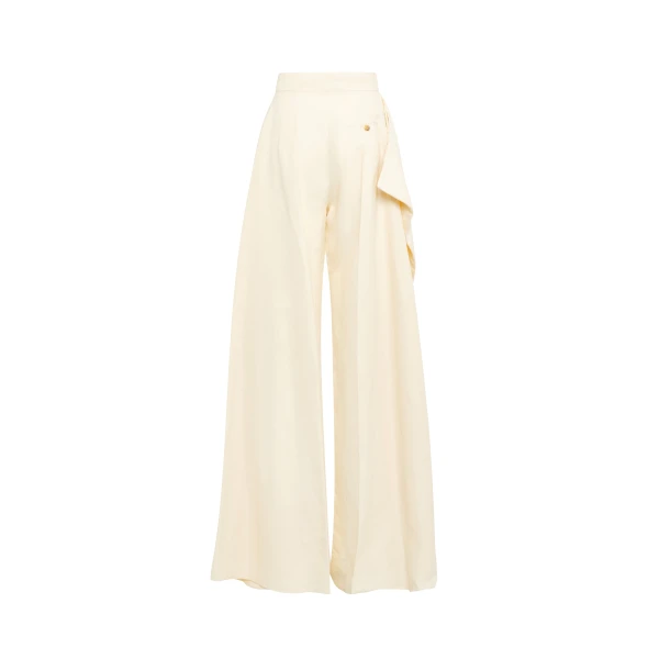 Awake Mode Slit Knee Trousers Ivory, view 5