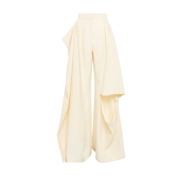 Awake Mode Slit Knee Trousers Ivory