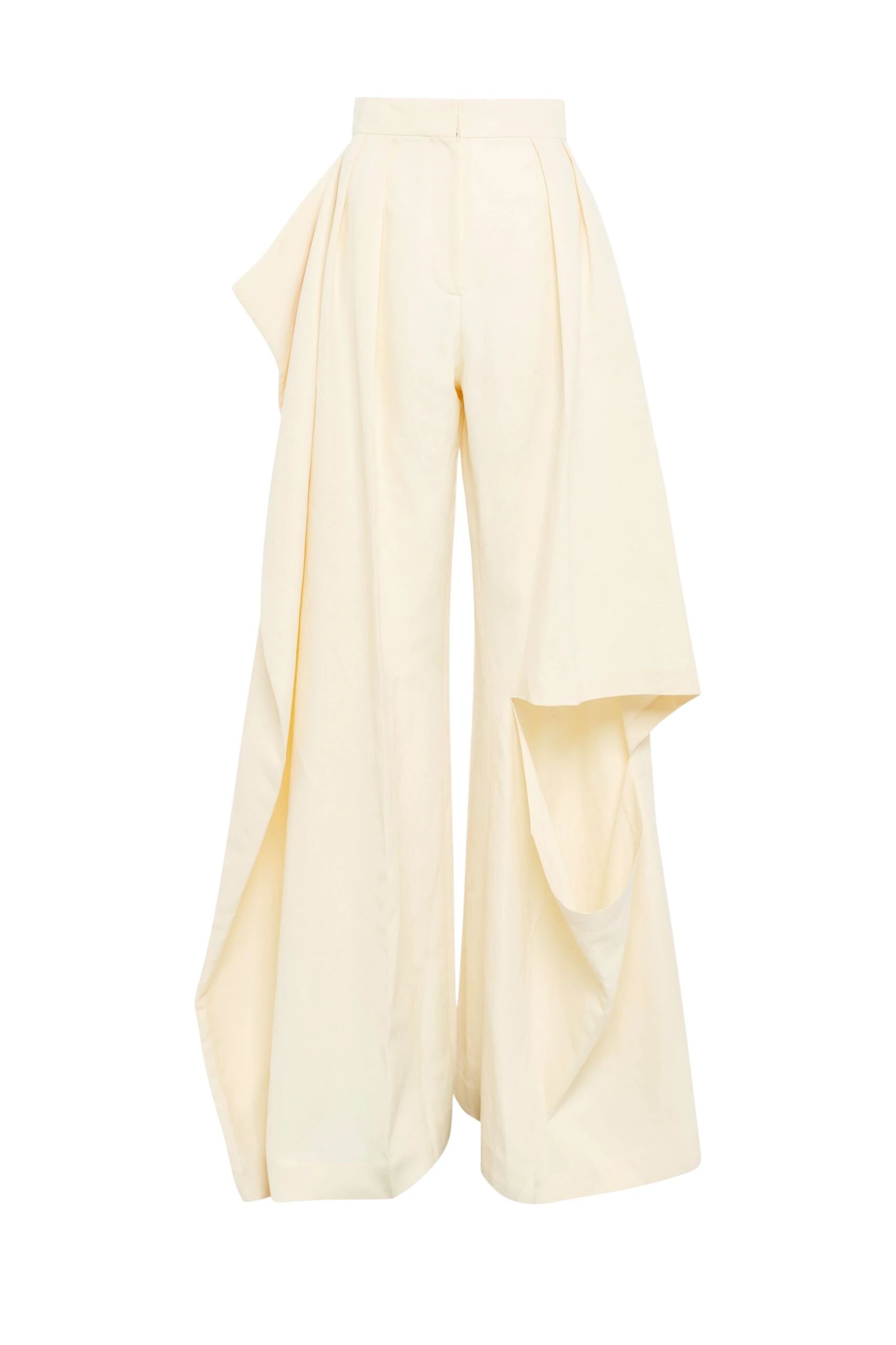 Awake Mode Slit Knee Trousers Ivory