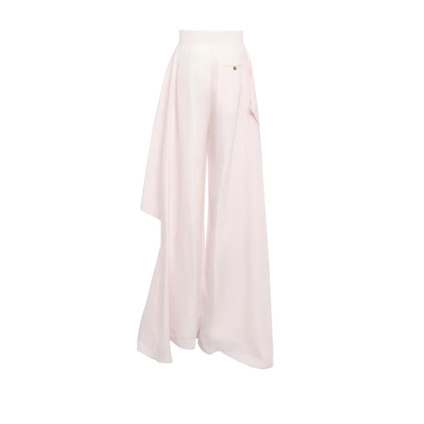 Awake Mode Slit Knee Trousers Pale Pink, view 4