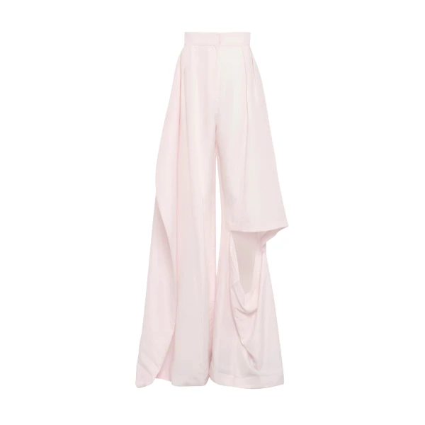 Awake Mode Slit Knee Trousers Pale Pink