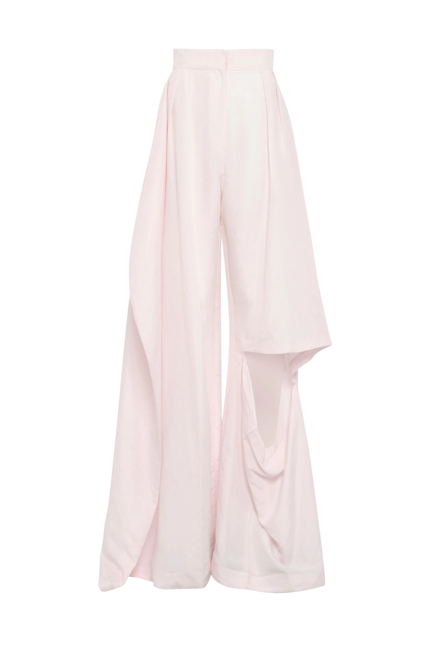 Awake Mode Slit Knee Trousers Pale Pink