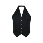 Awake Mode Vest With Tie Back Black