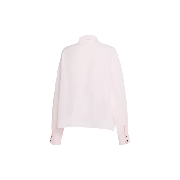 Awake Mode Voluminous Bib-Front Shirt Pale Pink, view 4