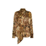 Adam Lippes Ainsley Top in Copper Multi