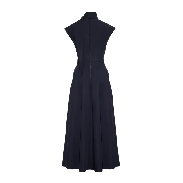 Adam Lippes Akane Dress in Navy, view 5