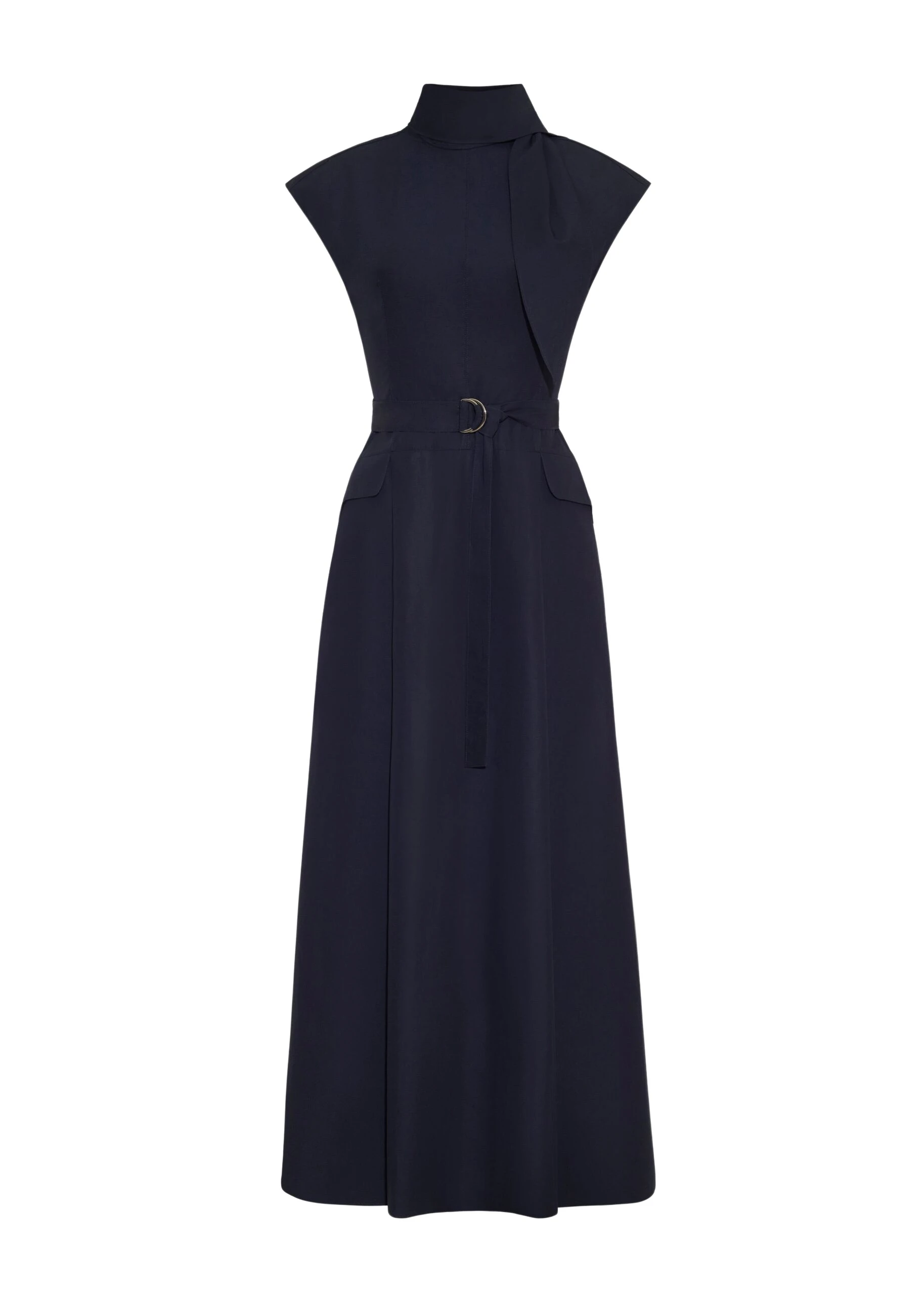 Adam Lippes Akane Dress in Navy