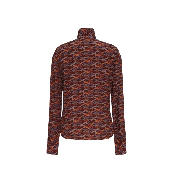 Adam Lippes Akari Blouse in Copper, view 5