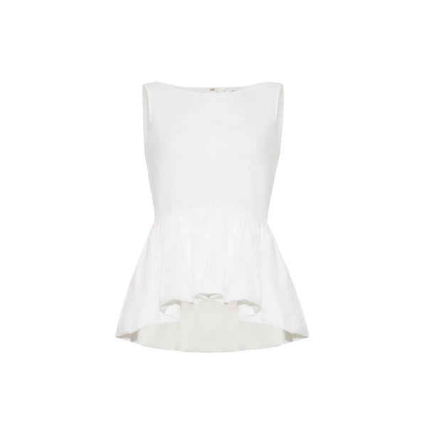 Adam Lippes Anais Top in White