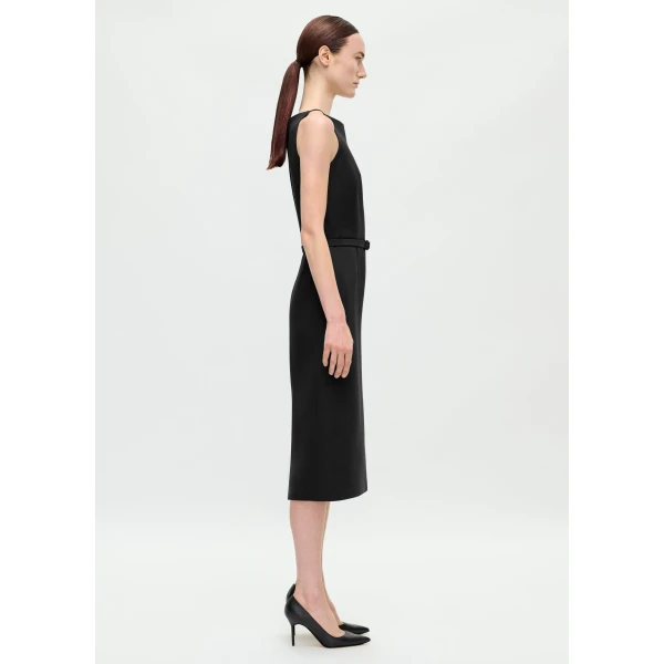 Adam Lippes Annette Dress in Black, view 3