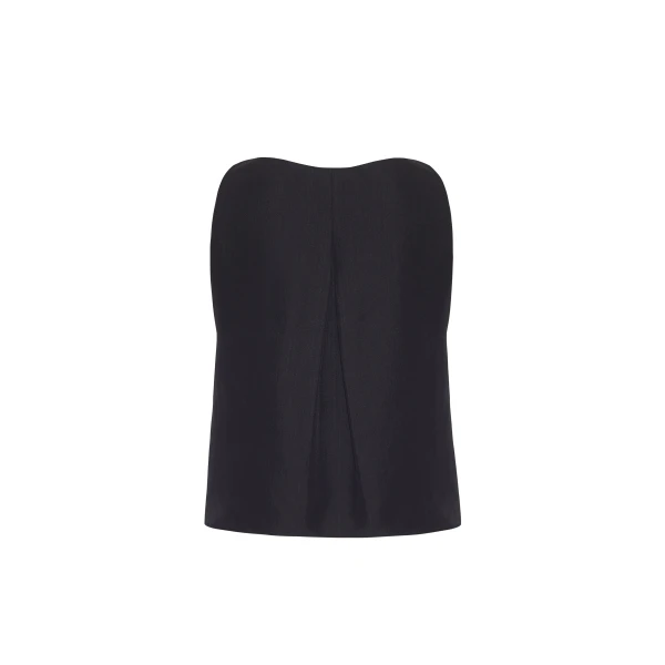 Adam Lippes Annie Top in Black, view 4