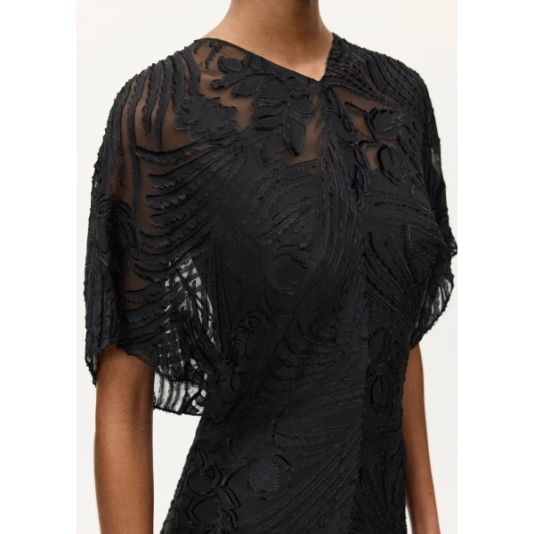 Adam Lippes Aoki Dress in Black, view 4