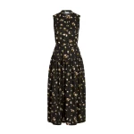 Adam Lippes Arden Dress in Black Floral