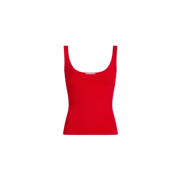 Adam Lippes Aria Knit in Cherry Red