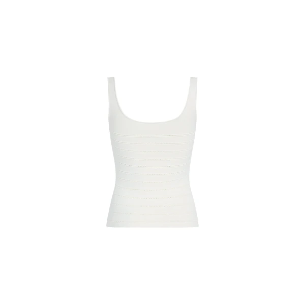 Adam Lippes Aria Knit in Ivory, view 4