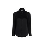 Adam Lippes Aston Shirt in Black