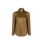 Adam Lippes Aston Shirt in Olive