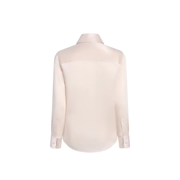 Adam Lippes Aston Shirt in Pale Pink, view 5