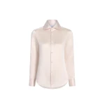 Adam Lippes Aston Shirt in Pale Pink