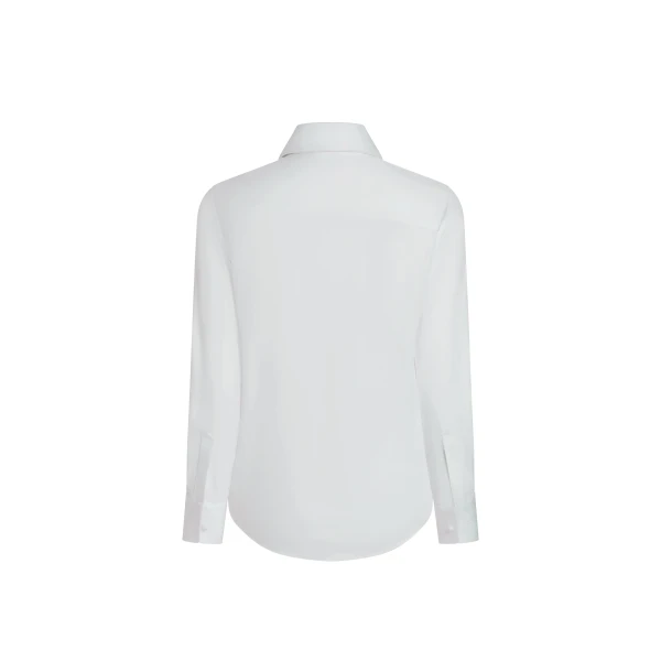 Adam Lippes Aston Shirt in White, view 5