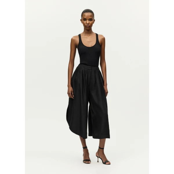 Adam Lippes Athena Pant in Black, view 2