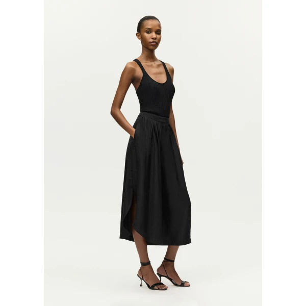Adam Lippes Athena Pant in Black, view 3