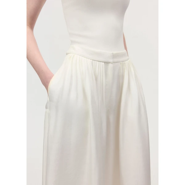 Adam Lippes Athena Pant in Ivory, view 4