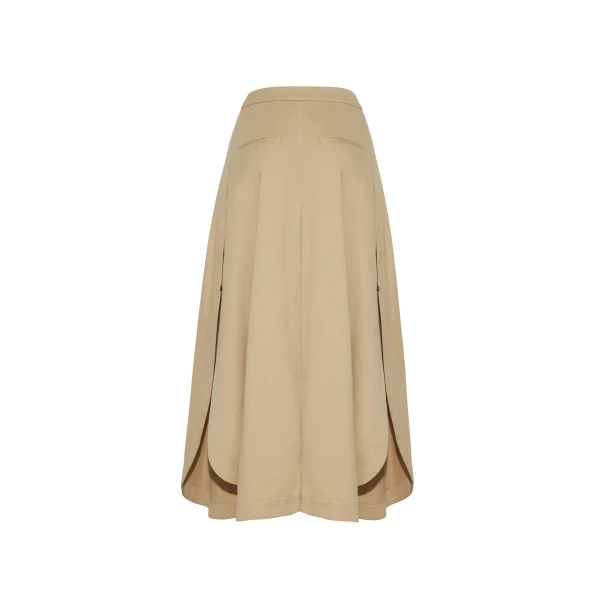 Adam Lippes Athena Pant in Khaki, view 5
