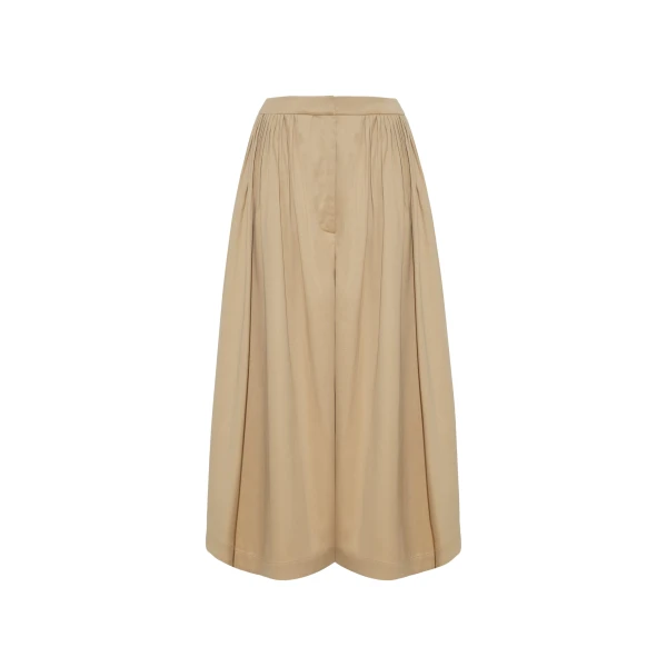 Adam Lippes Athena Pant in Khaki