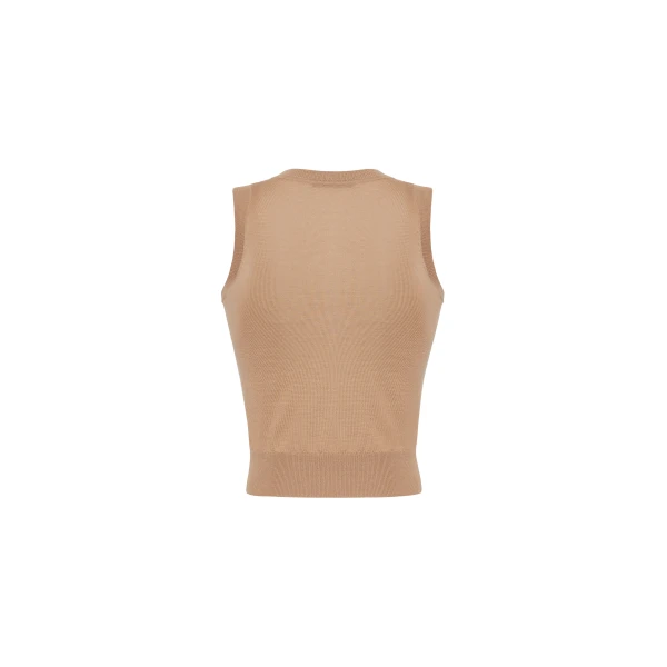 Adam Lippes Ava Knit in Camel, view 4