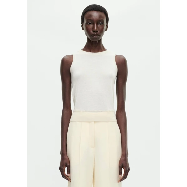 Adam Lippes Ava Knit in Ivory, view 2