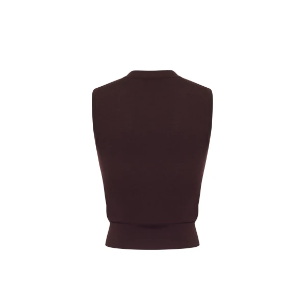 Adam Lippes Ava Knit in Mocha, view 4